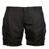 Bermuda Cargo Poly Rip Stop Secagem Rapida (br, Numérico, 42, Regular, Regular, Preto)
