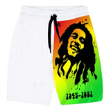 Bermuda De Moletom Bob Marley Short Masculino A394