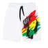 Bermuda De Moletom Masculina Bob Marley Mancha Coloful A414