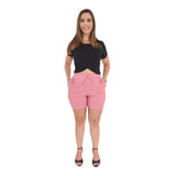 Bermuda Feminina Bengaline Shorts