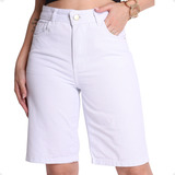Bermuda Feminina Reta Confortavel