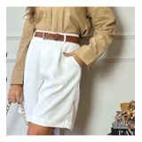 Bermuda Feminina Short Longo