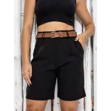 Bermuda Feminina Social Cintura