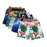 Bermuda Infantil Elástico Kit Com 5 Shorts Promoção