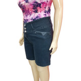 Bermuda Jeans Fem Plus