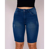 Bermuda Jeans Feminina Pedal