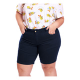 Bermuda Jeans Feminina Plus