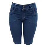 Bermuda Jeans Feminina Stretch
