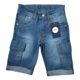 Bermuda Jeans Infantil Juvenil