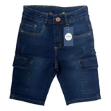 Bermuda Jeans Infantil Juvenil