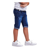 Bermuda Jeans Infantil Masculina Short Menino Juvenil Oferta