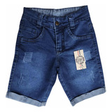 Bermuda Jeans Infantil Menino