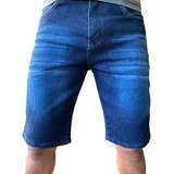 Bermuda Jeans Masculina Algodao