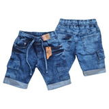 Bermuda Jeans Masculina Infantil
