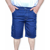 Bermuda Jeans Masculina Plus