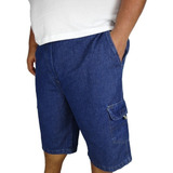 Bermuda Jeans Masculina Plus
