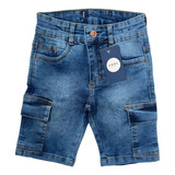 Bermuda Jeans Menino Infantil