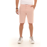 Bermuda Masculina De Linho Salmão  9367 