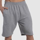 Bermuda Masculina Moletom Confortavel