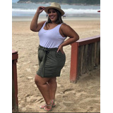 Bermuda Plus Size Viscolycra
