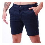 Bermuda Sarja Slim Shorts