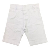 Bermuda Short Branco Jeans