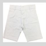 Bermuda Short Branco Jeans