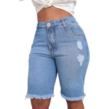 Bermuda Short Jorts Feminina Jeans