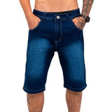 Bermudas Masculinas Jeans C\ Lycra Slim Fit