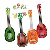 BESTonZON Brinquedos Instrumentos Musicais Guitarra Mini Instrumentos De Frutas Brinquedo Infantil Piano Sortido