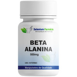 Beta-alanina 500mg Para Atividade Física 120 Cápsulas