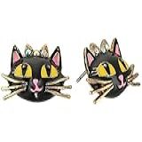 Betsey Johnson Women's Enchanted Forest Cat Stud Earrings Pink Stud Earrings