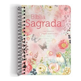 Biblia Anote Espiral Flores
