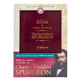 Bíblia De Estudos E Sermões De Charles H. Spurgeon - Nvt - Capa Couro Soft Bordô, De Vários Autores. Editora Pão Diário, Capa Mole, Edição Nvt - Nova Versão Transformadora Em Português, 2023