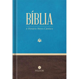 Bíblia E Hinário Novo Cântico - Azul (ara)