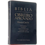 Biblia Obreiro Aprovado Media Harpa Luxo - Preta - Cpad: Bíblia Do Obreiro Aprovado - Cpad - Harpa - Média, De Orlando Spencer Boyer. Série 1 Editora Cpad, Capa Mole, Edição 1 Em Português