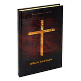 Bíblia Sagrada Almeida Revista E Corrigida - Capa Cruz, De Sociedade Bíblica Do Brasil. Editora Sbb, Capa Dura Em Português