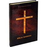 Bíblia Sagrada Arc Capa Dura Premium Cruz Mármore