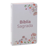 Biblia Sagrada Flores Creme