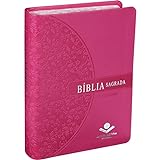 Bíblia Sagrada Letra Grande - Couro Sintético Pink: Almeida Revista E Atualizada (ara)