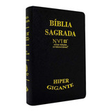 Bíblia Sagrada Nvi Letra Hipergigante Média Luxo Preta, De #n/a. Série 1 Editora Ebenezer, Capa Mole, Edição 1 Em Português, 2022