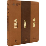 Bíblia Trilíngue: Naa/esv/rvc, De Sociedade Bíblica Do Brasil. Série Bíblia Sagrada, Vol. 1. Editora Sociedade Bíblica Do Brasil, Capa Mole, Edição 1ª Edição Em Espanhol/inglês/português, 2023