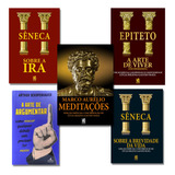 Biblioteca Estóica 5 Livros | Sêneca Epíteto Marco Aurélio
