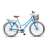 Bicicleta 26 Feminina Retro Cesta Preta E Pneu Faixa Branco.