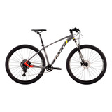 Bicicleta 29 Oggi Big Wheel 7.0 2024 Cues 9v Grafite/verm/am Cor Grafite-vermelho Tamanho Do Quadro 17