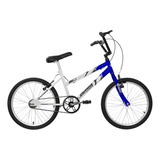 Bicicleta Adulto Feminina Aro 20 Ultra Bike Cinza/branco Cor Branco-azul