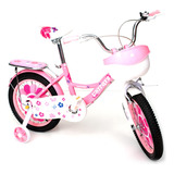 Bicicleta Aro 14 Bicicletinha Infantil Rosa Para Menina