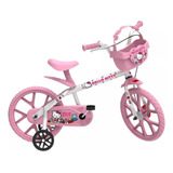 Bicicleta Aro 14 Hello Kitty Brinquedos Bandeirante