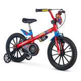 Bicicleta Aro 16 Spider Man Nathor Capacete Infantil Cor Vermelho azul Tamanho Do Quadro 16