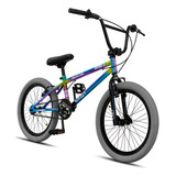 Bicicleta Aro 20 Aero Pro-x Color Pneu Colorido Balão Bmx Cor Camaleão Cinza Tamanho Do Quadro S